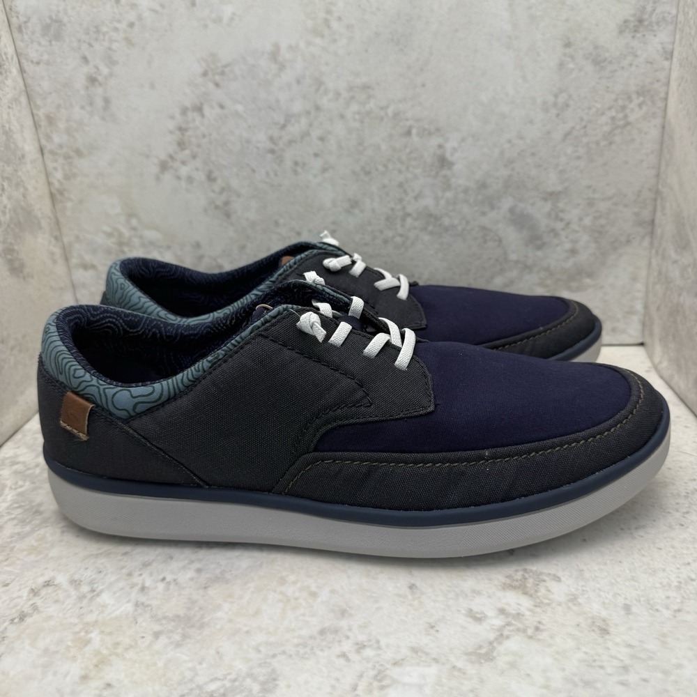 Clarks Men's Size 12 Casual Lace-Up Shoes Lightweight Comfort Navy Blue